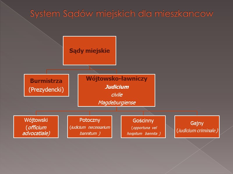 System Sądów miejskich dla mieszkancow
